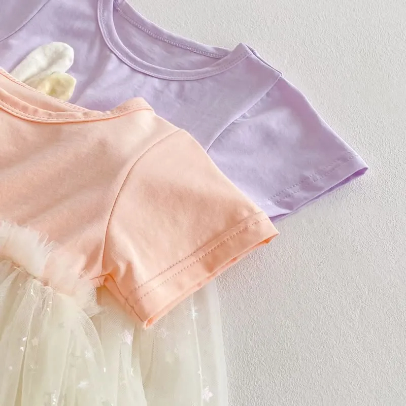 Baby Bunny Ears Tulle Cute Dress