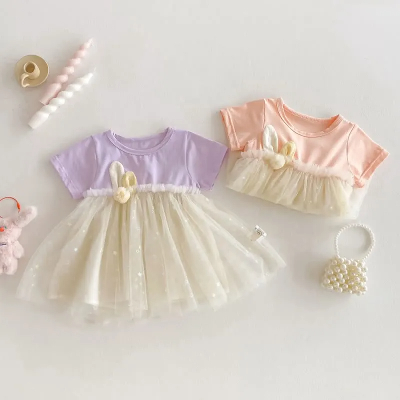 Baby Bunny Ears Tulle Cute Dress