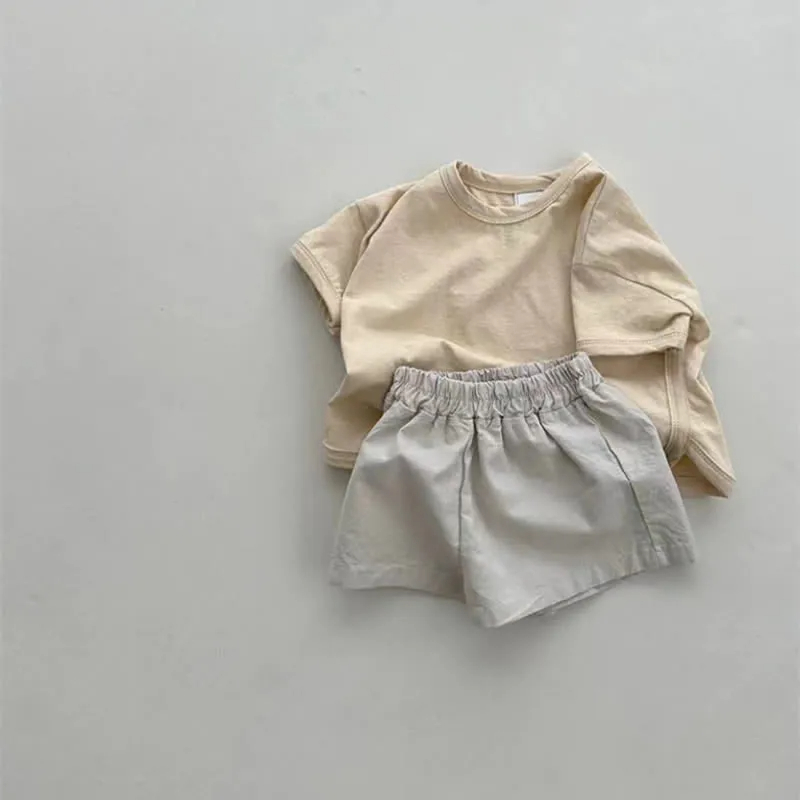 Baby Comfort Solid Color Simple T-shirt