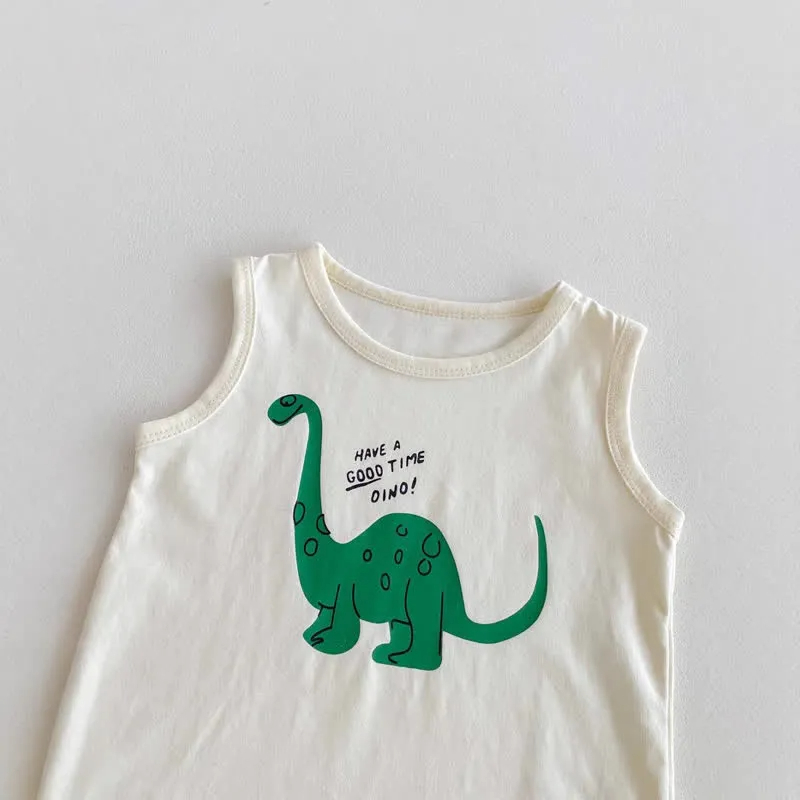 HAVE A GOOD TIME DINO Baby Tank Top/Shorts
