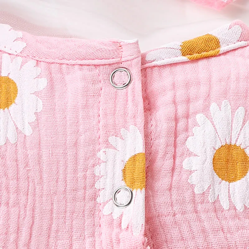 Baby Daisy Pastoral Bodysuit with Headband