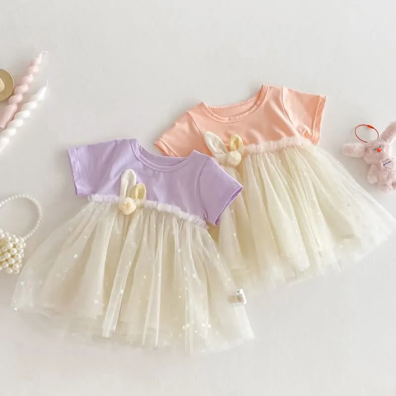 Baby Bunny Ears Tulle Cute Dress