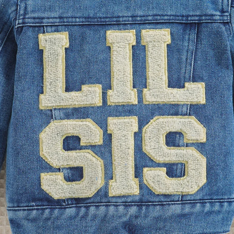 Baby Toddler Girl Denim Sister Jacket
