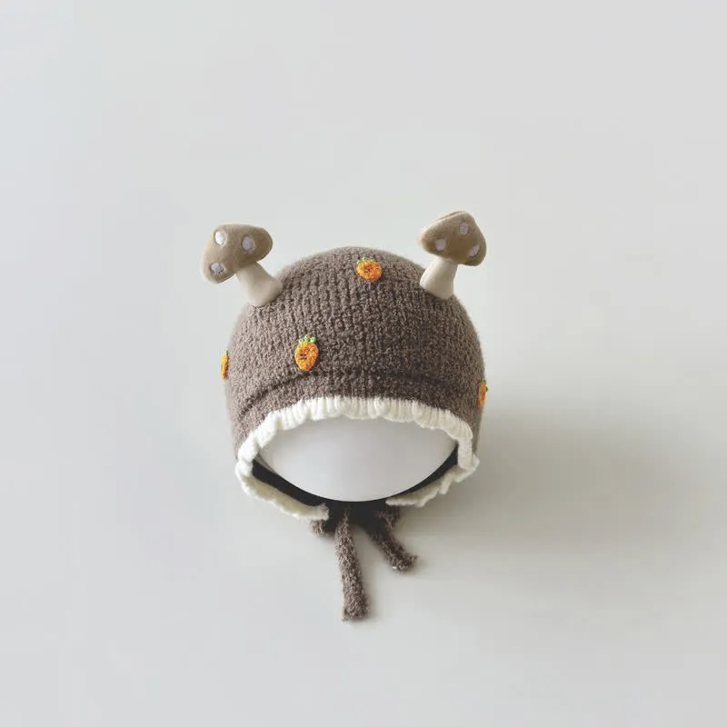 Baby Mushroom Carrot Strawberry Lovely Bonnet