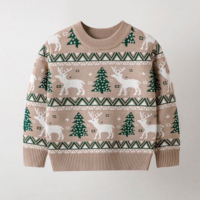 Toddler Christmas Elk Knit Sweater