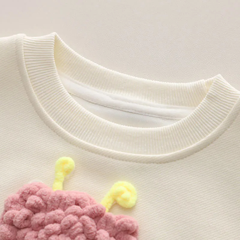 Kid 2-Piece Lovely Flower Denim Set
