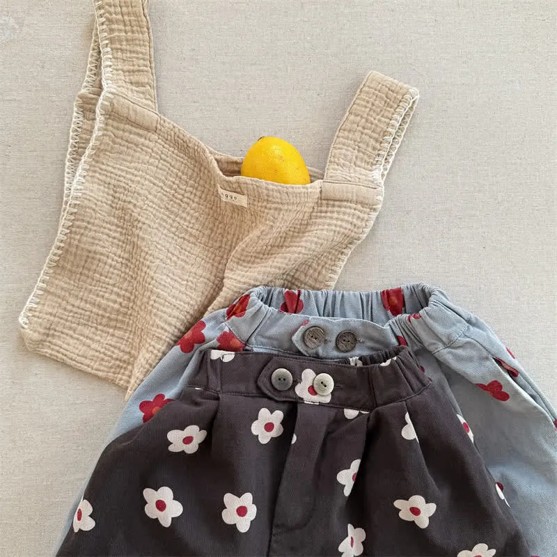 Toddler Allover Flower Loose Pants