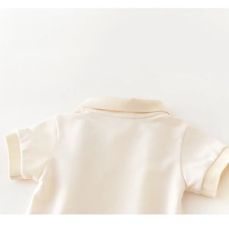 Baby 2-Piece Animal Polo Shirt and Shorts Set