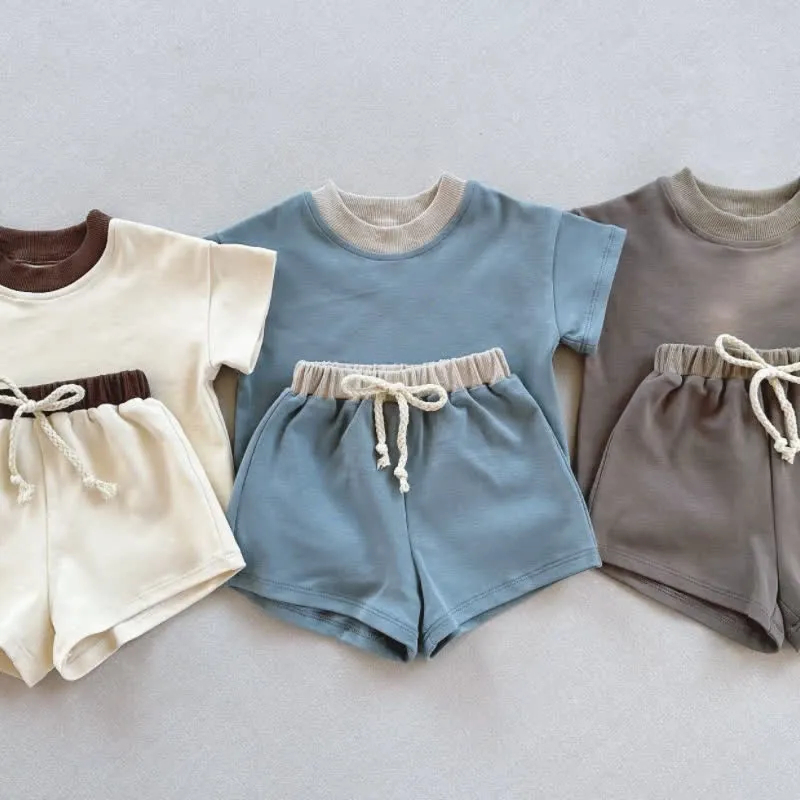 Baby 2-Piece Soft Sweatsuit Loose Set