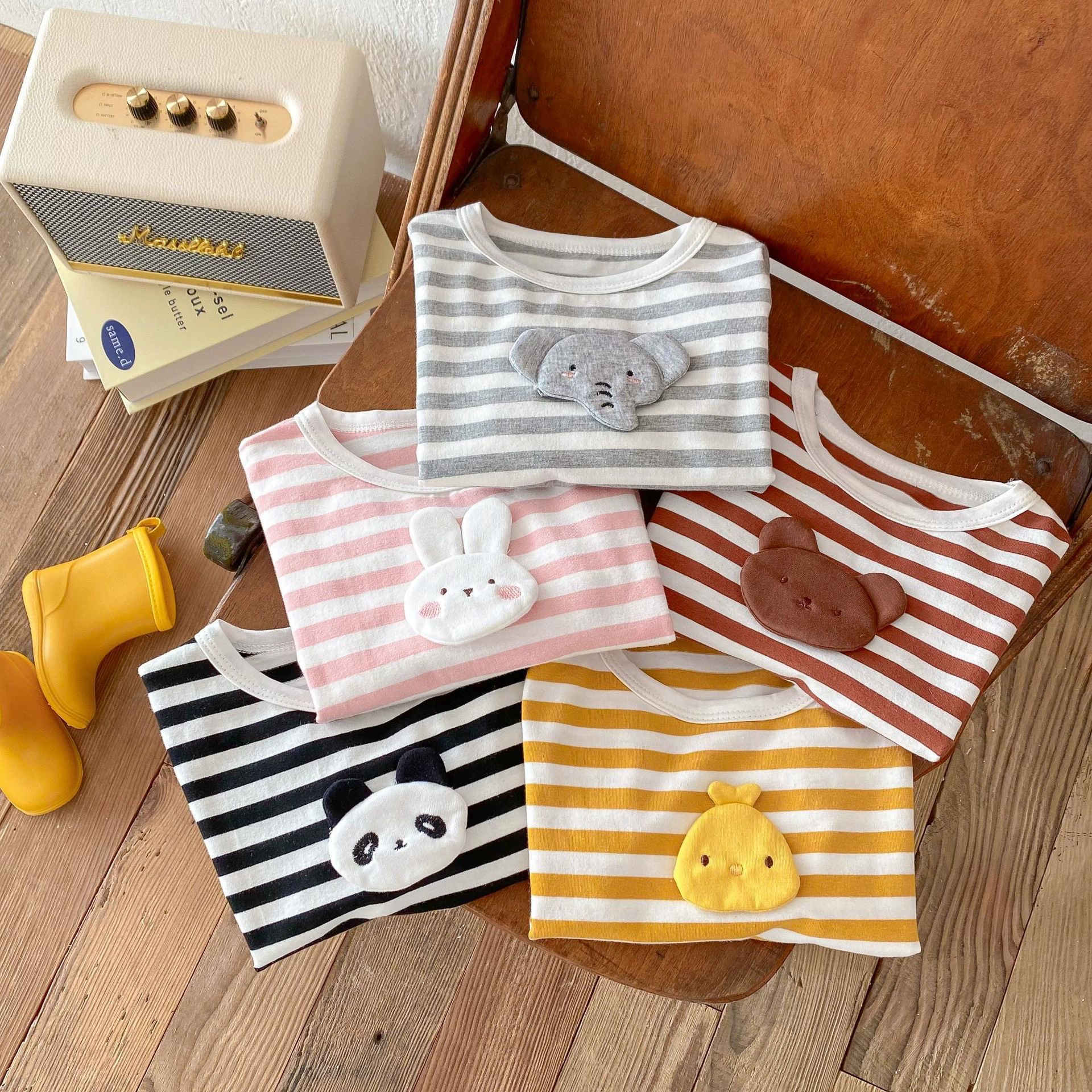 Baby Animal Stripe T-Shirt