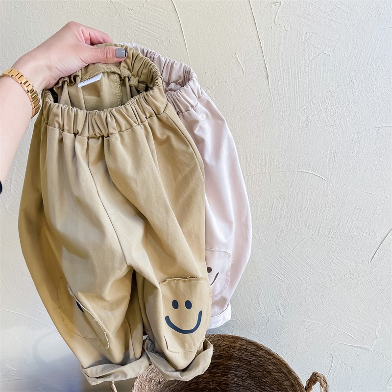 Baby Children's Smiley Face Casual Pant