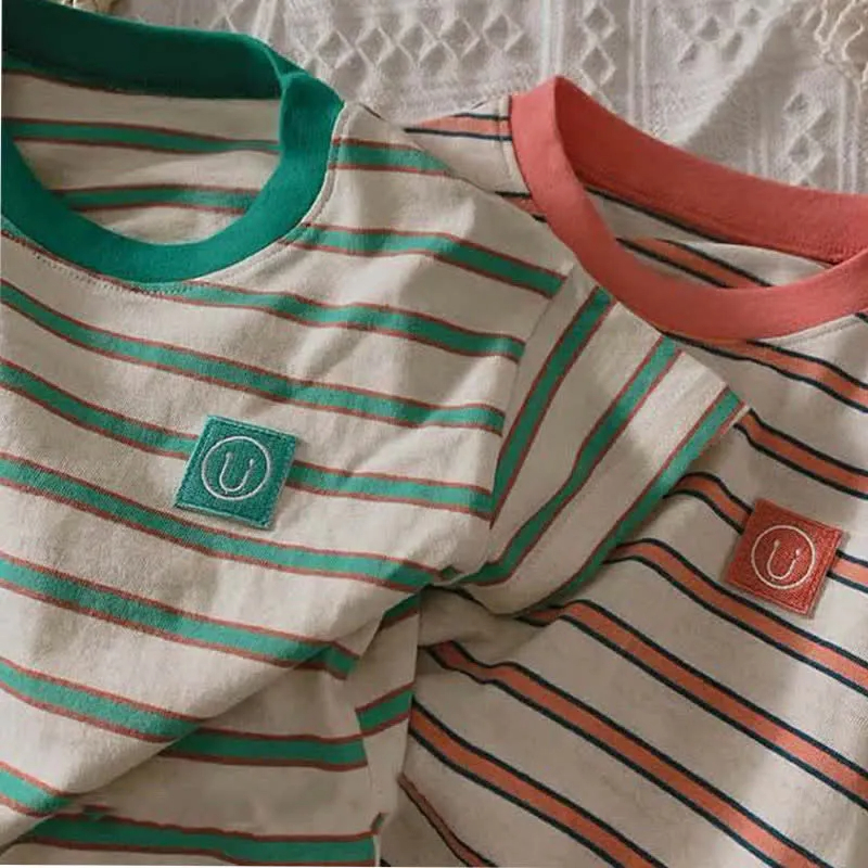 Toddler Contrast Color Stripe T-Shirt