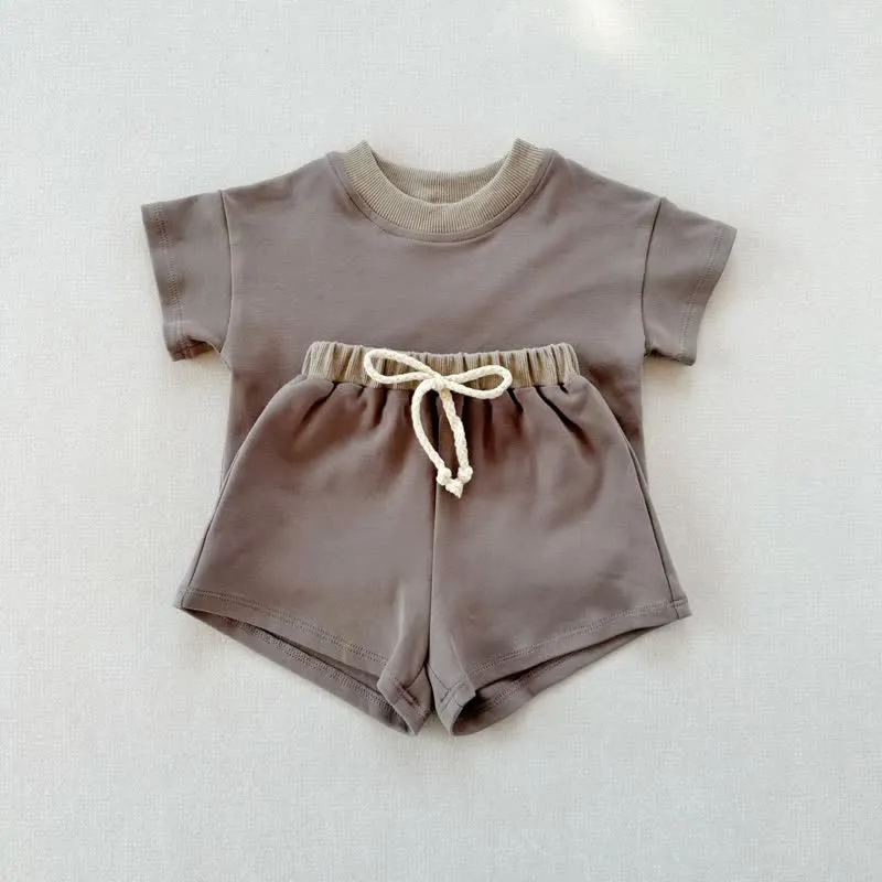 Baby 2-Piece Soft Sweatsuit Loose Set