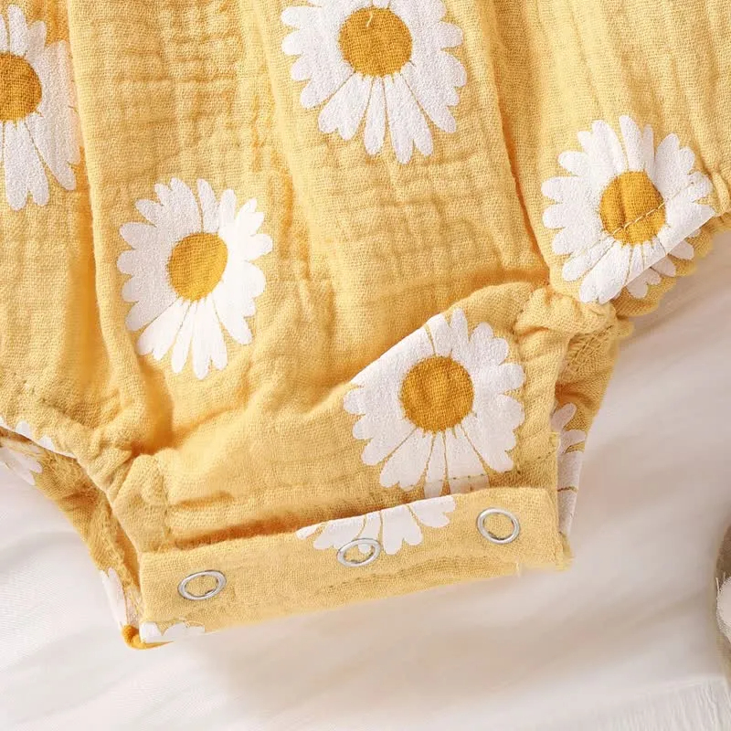 Baby Daisy Pastoral Bodysuit with Headband