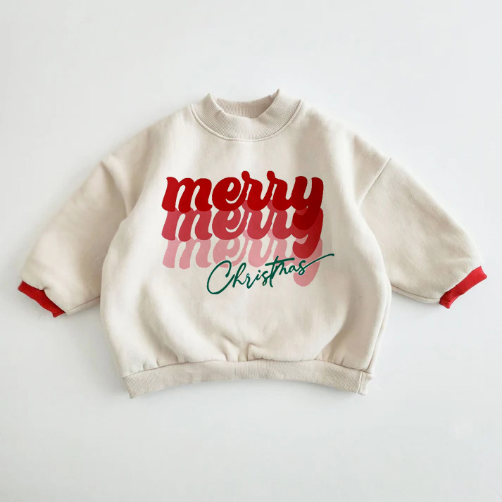 MERRY CHRISTMAS Baby Toddler Sweatshirt