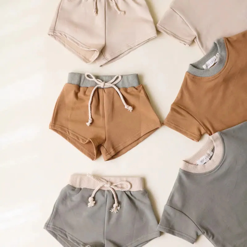 Baby 2-Piece Soft Sweatsuit Loose Set