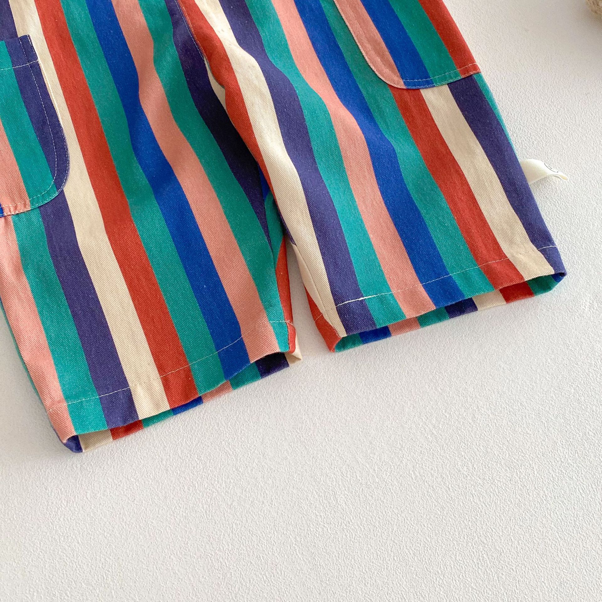 Baby Polka Dot Stripes Overalls