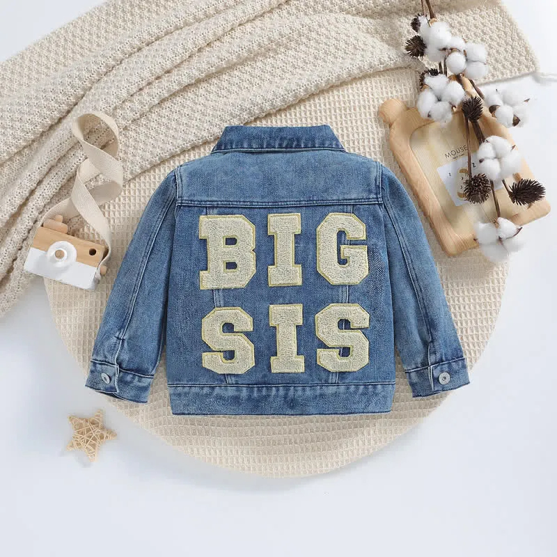 Baby Toddler Girl Denim Sister Jacket