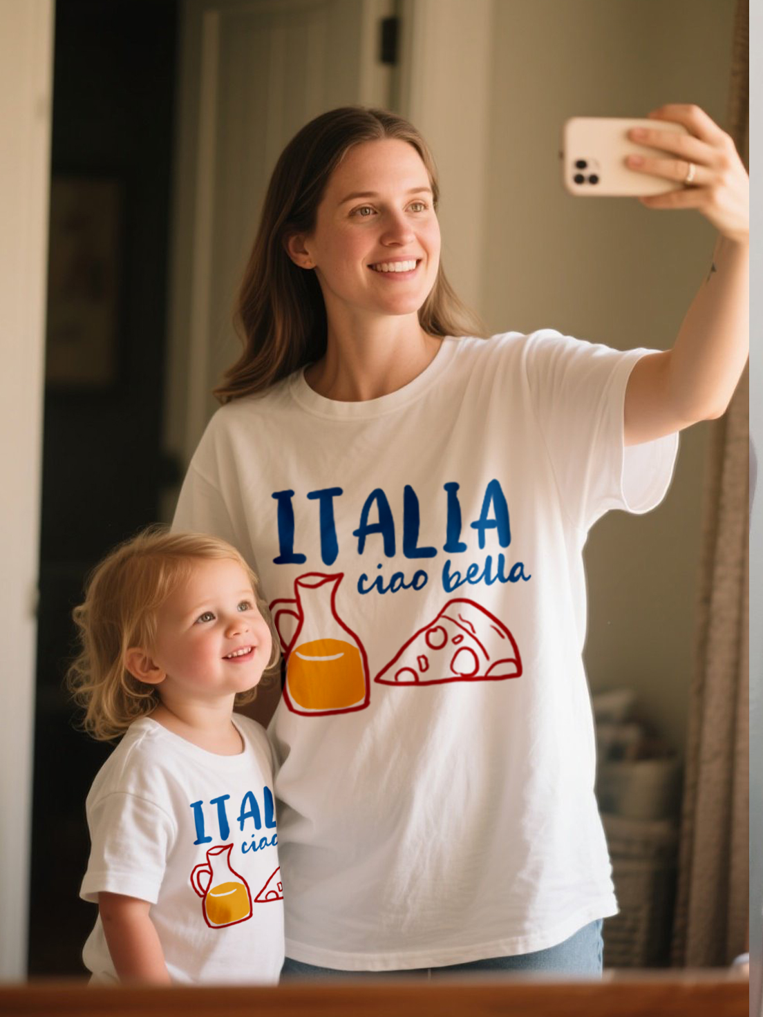 ITALY CIAO BELLA Family Pizza Chamomile Tea T-Shirt