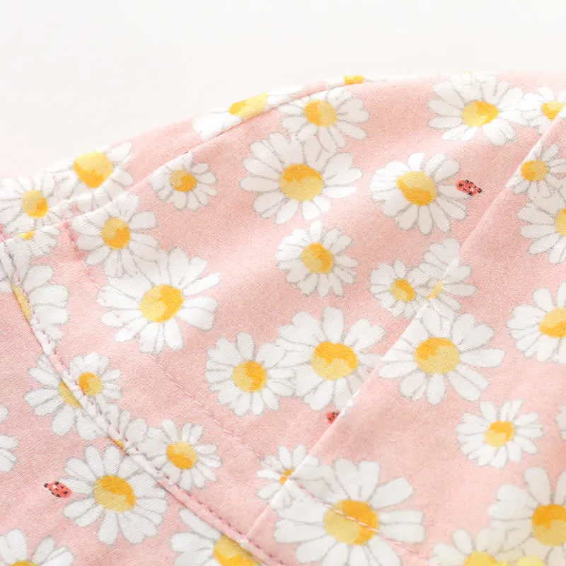 Baby Daisy Strap Romper with Hat