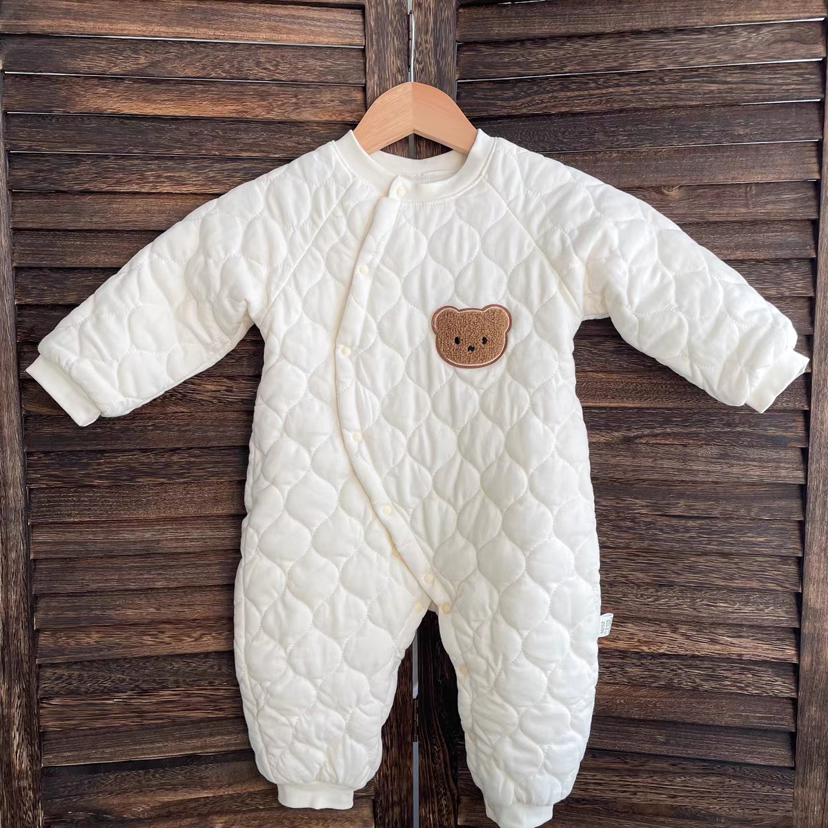 Baby Newborn Warm Bear Crawling Suit
