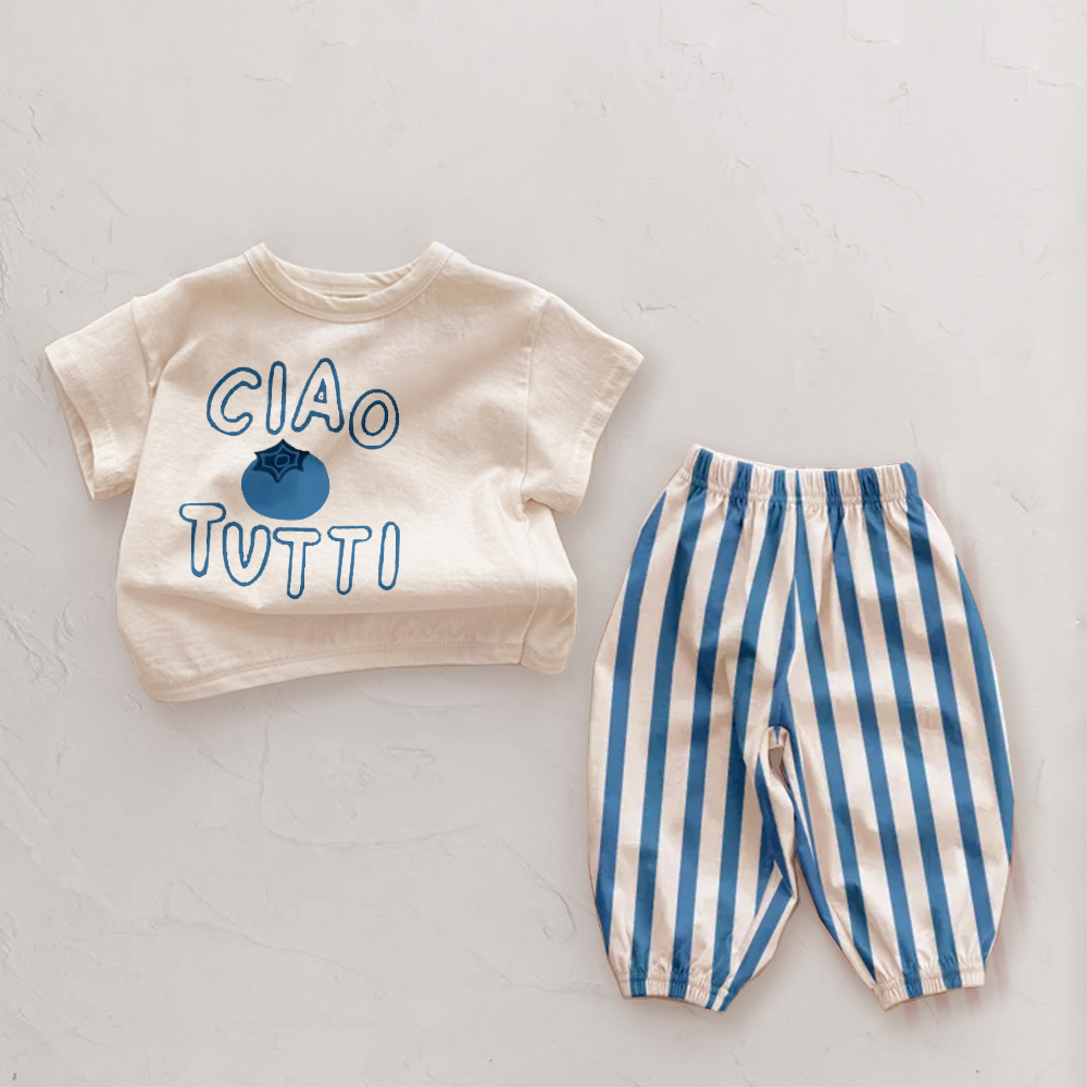 CIAO TUTTI Baby 2 Piece Blueberry Sets