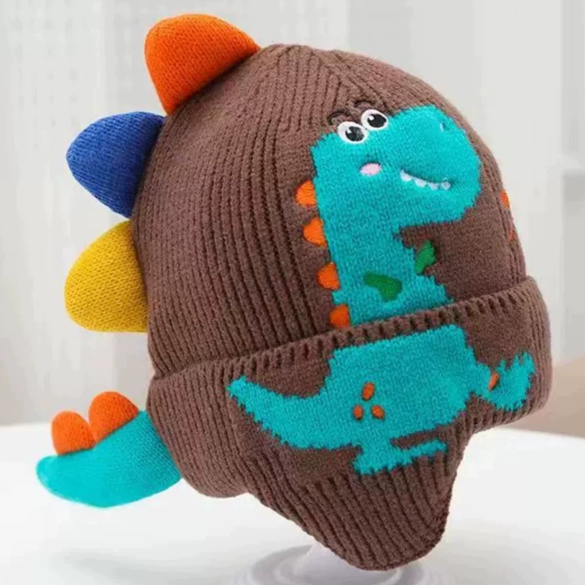 Baby Dinosaur Ear and Neck Protection Beanie