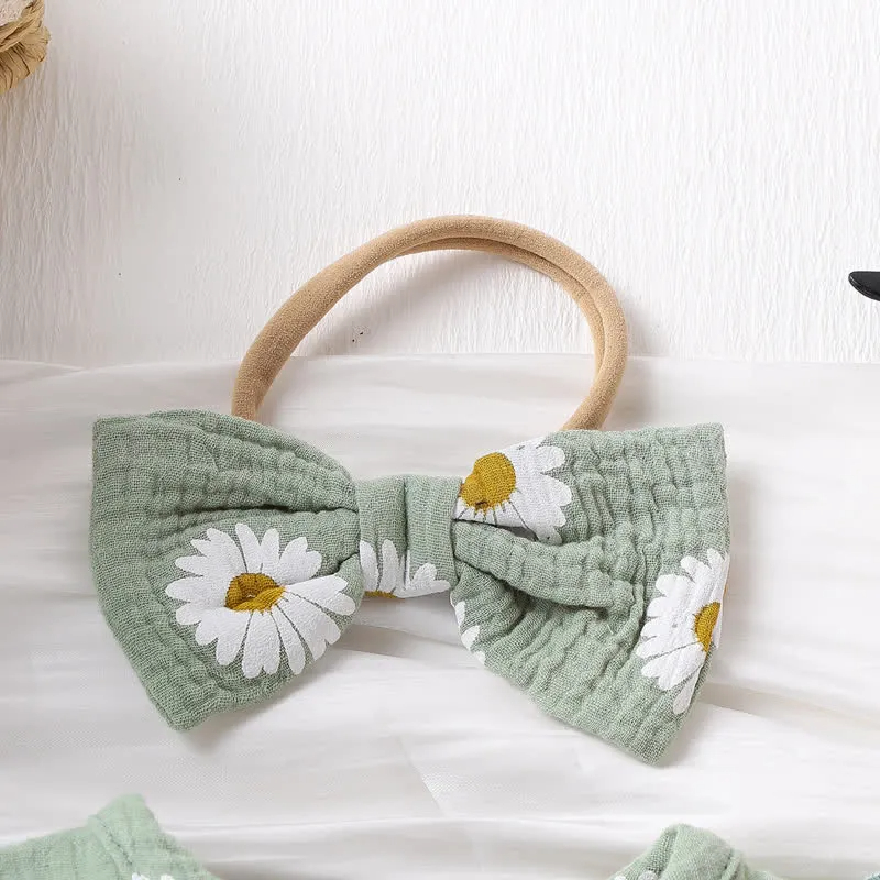 Baby Daisy Pastoral Bodysuit with Headband