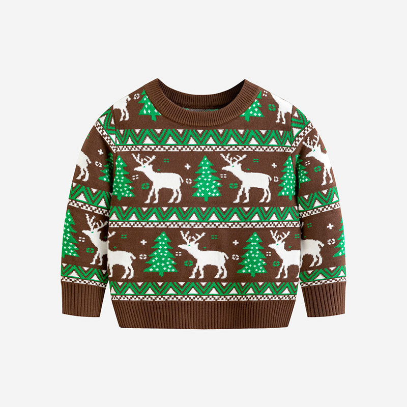 Toddler Christmas Elk Knit Sweater