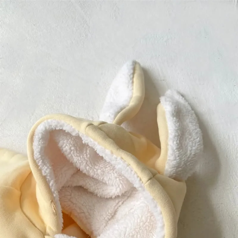 [Copy]Baby Carrot Rabbit Ear Romper with Hat
