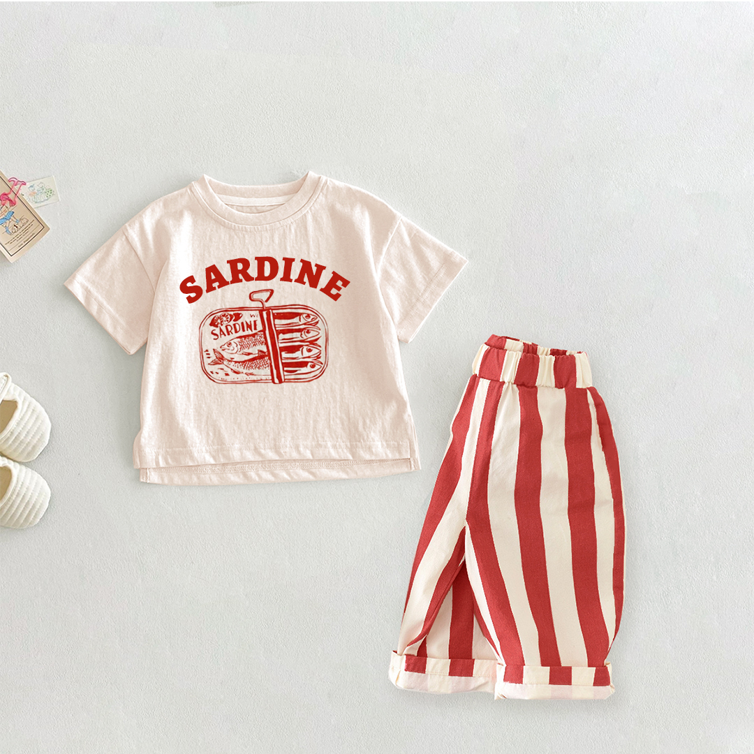 SARDINE Baby 2-Piece Can Casual Pants Set