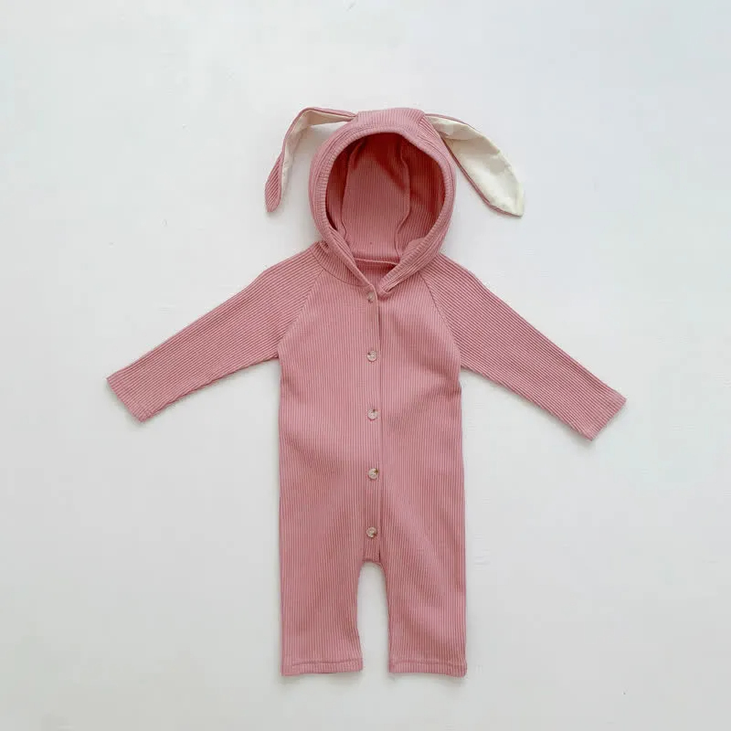 Baby Rabbit Ear Hooded Romper