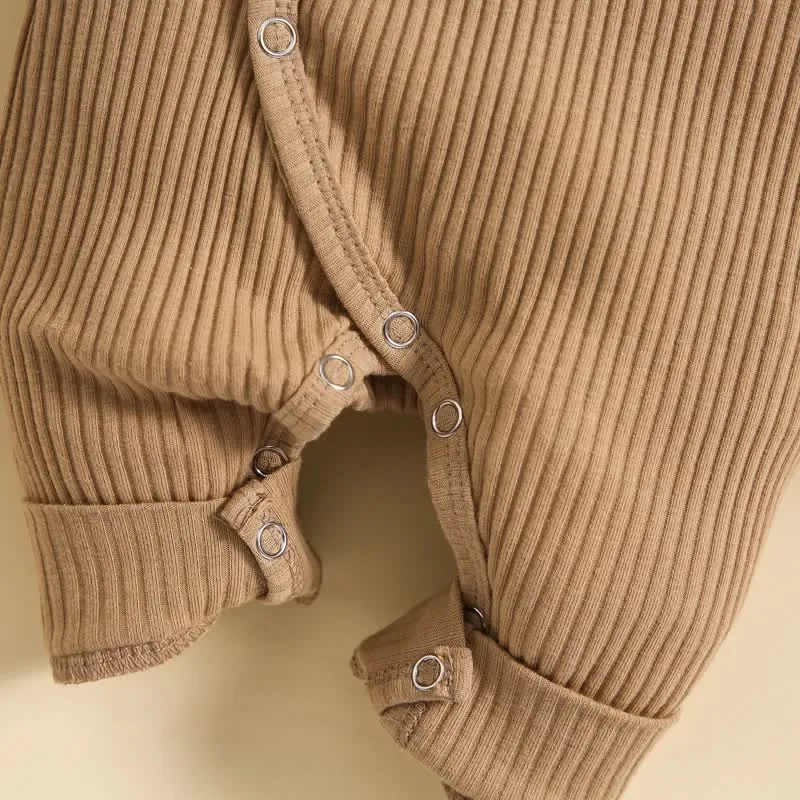 Baby Solid Color Easter Rabbit Ear Romper