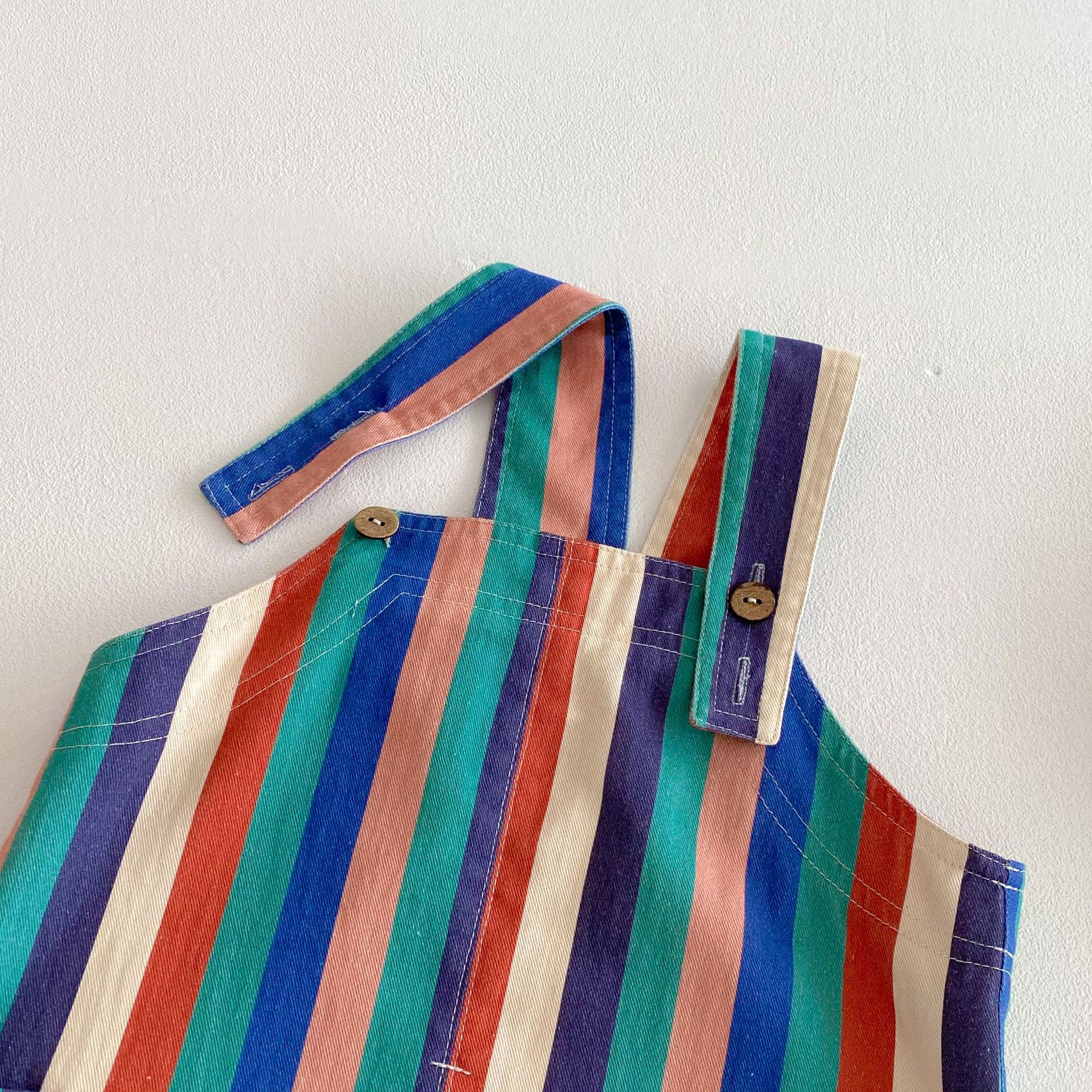 Baby Polka Dot Stripes Overalls