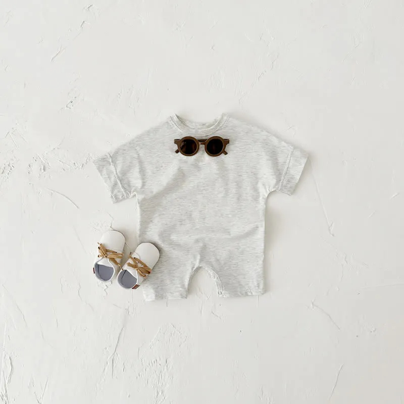 Baby Solid Color Causal Romper