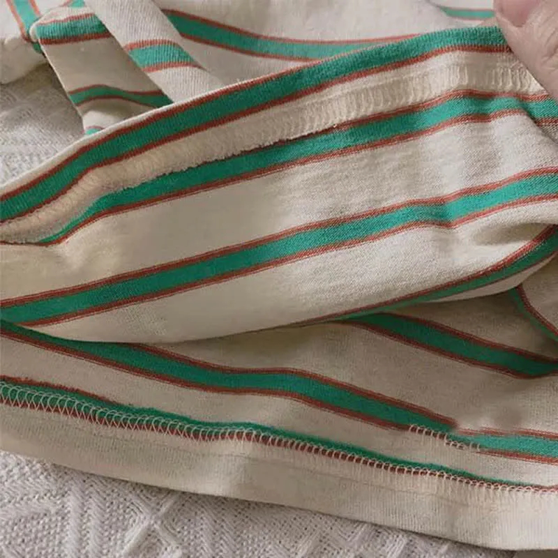 Toddler Contrast Color Stripe T-Shirt