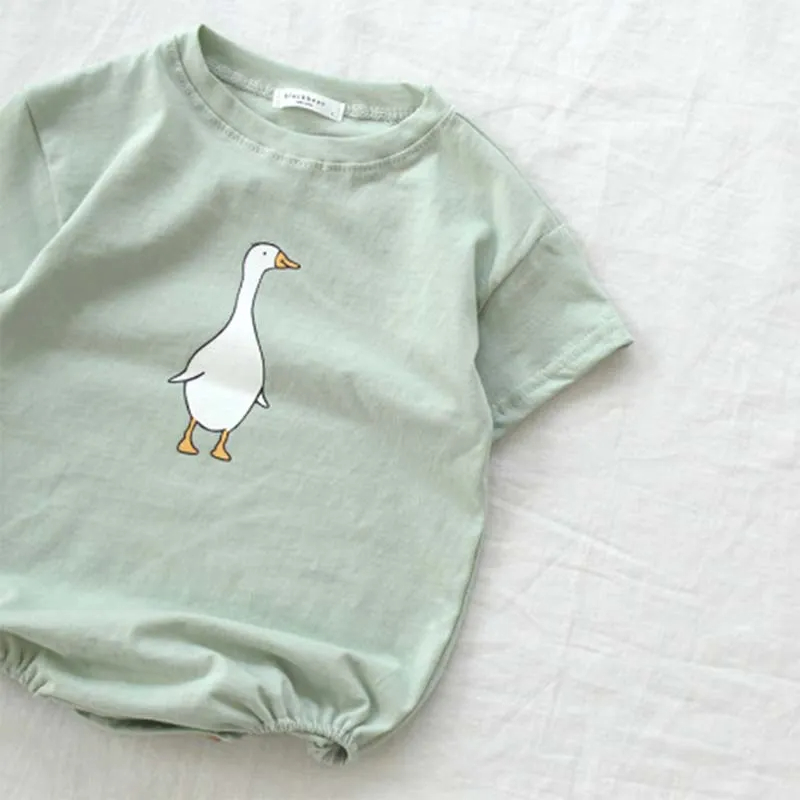 Baby Goose Crew Neck Bodysuit