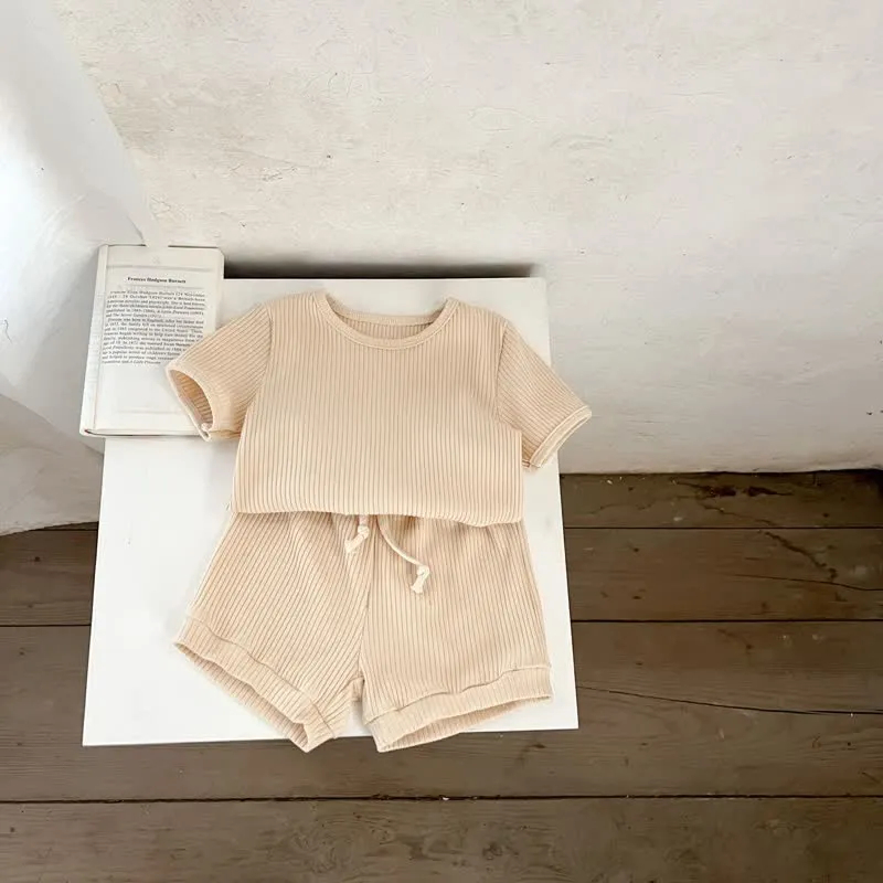 Baby 2-Piece Lovely Striped Basic Set