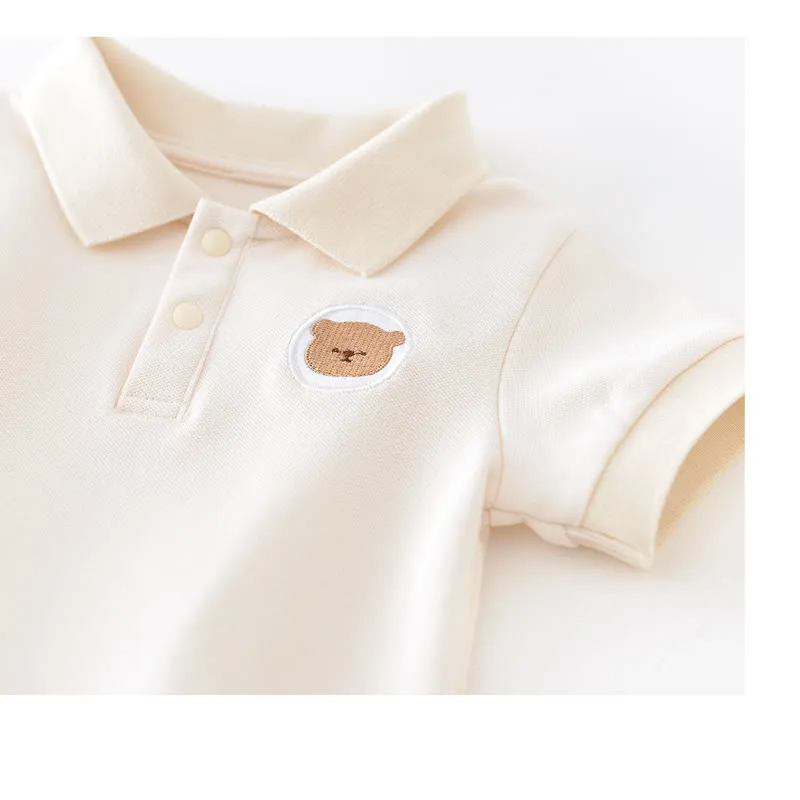 Baby 2-Piece Animal Polo Shirt and Shorts Set