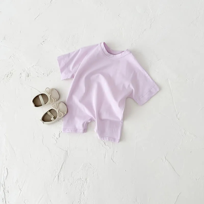 Baby Solid Color Causal Romper