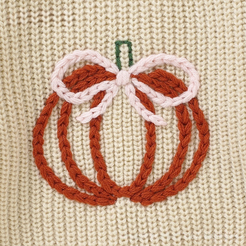Baby Halloween 3D Pumpkin Print Sweater