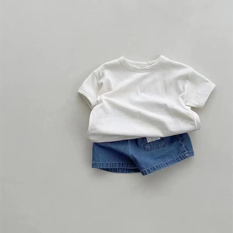 Baby Comfort Solid Color Simple T-shirt