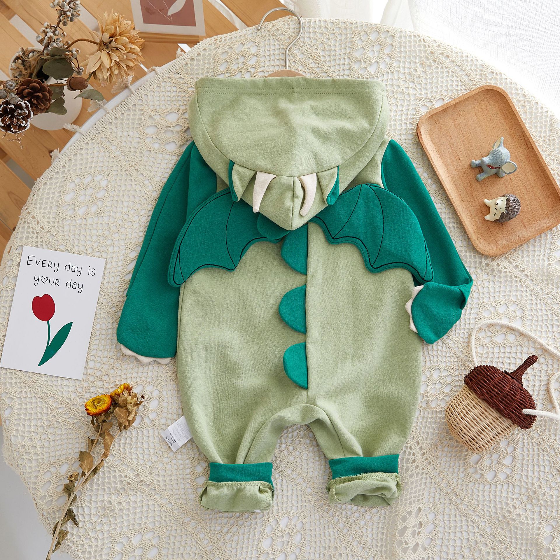 Baby Newborn Dinosaur Romper