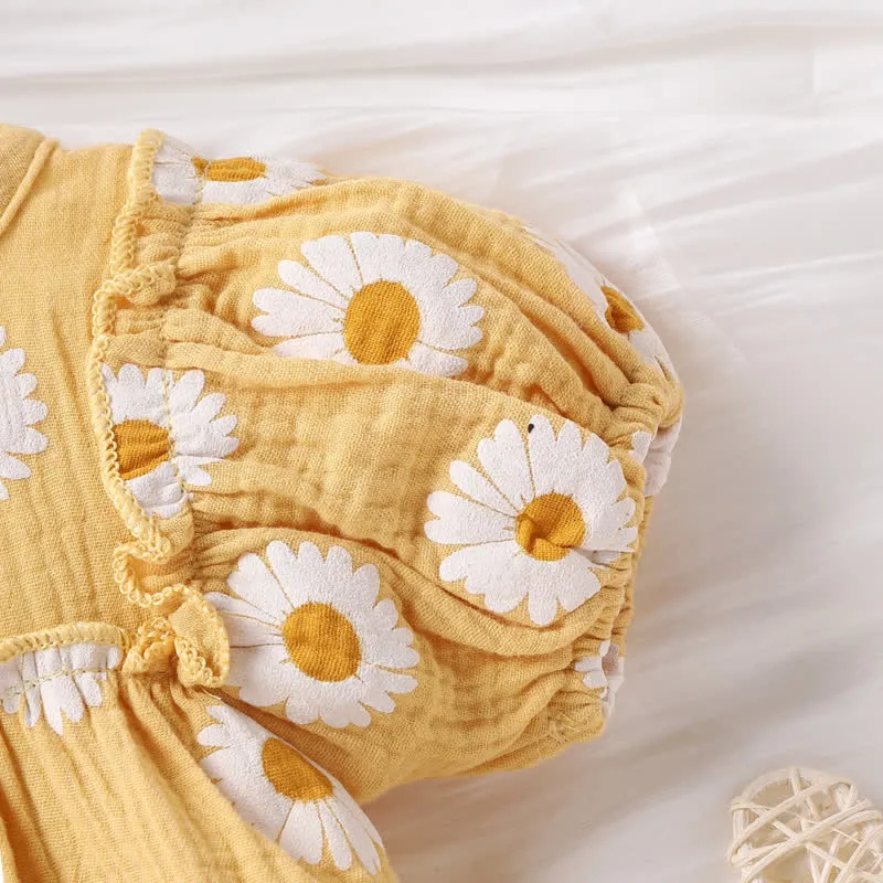 Baby Daisy Pastoral Bodysuit with Headband