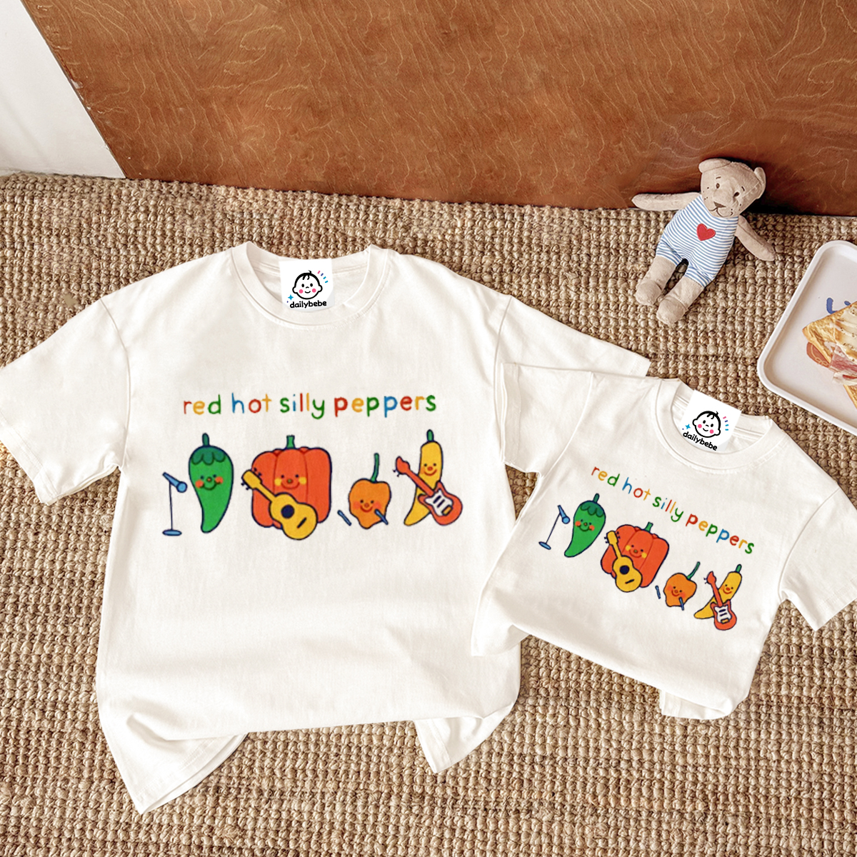 RED HOT SILLY PEPPERS Family Rock Peppers T-Shirt