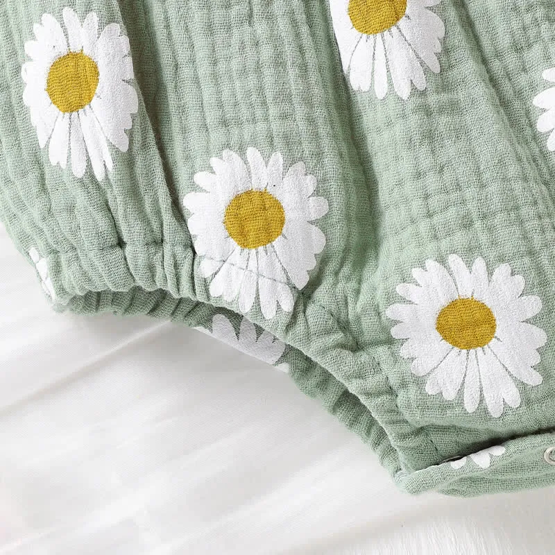 Baby Daisy Pastoral Bodysuit with Headband