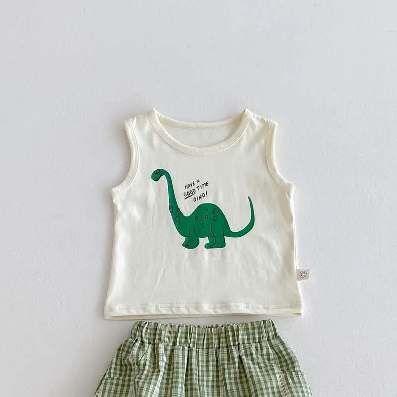 HAVE A GOOD TIME DINO Baby Tank Top/Shorts