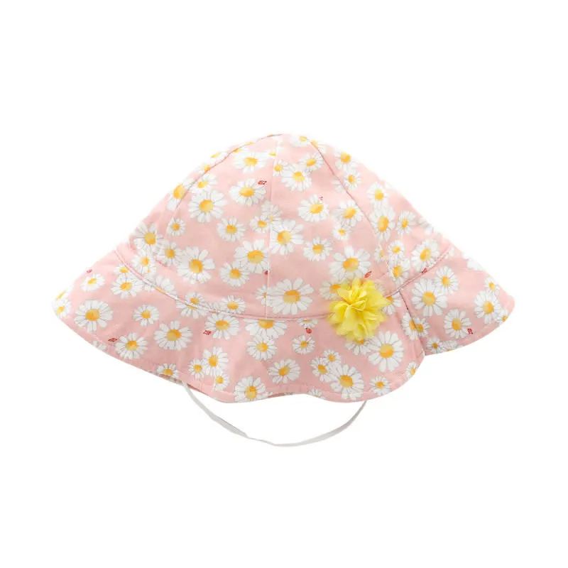 Baby Daisy Strap Romper with Hat