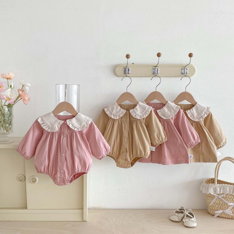 Baby Girl Rabbit Ear Collar Princess Dress