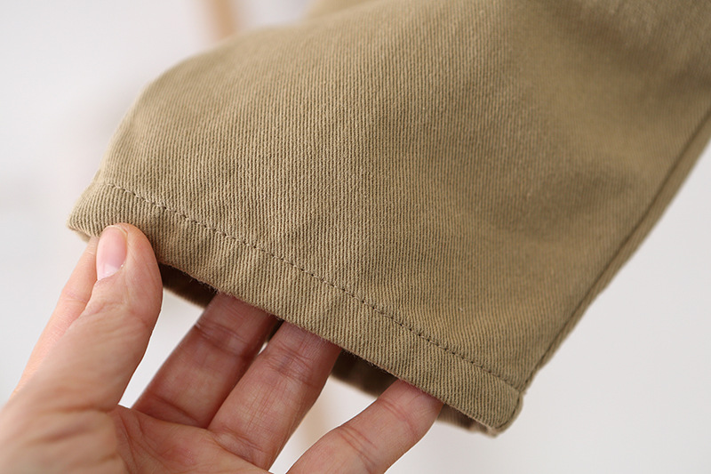 Toddler Solid Color Khaki Worker Overalls